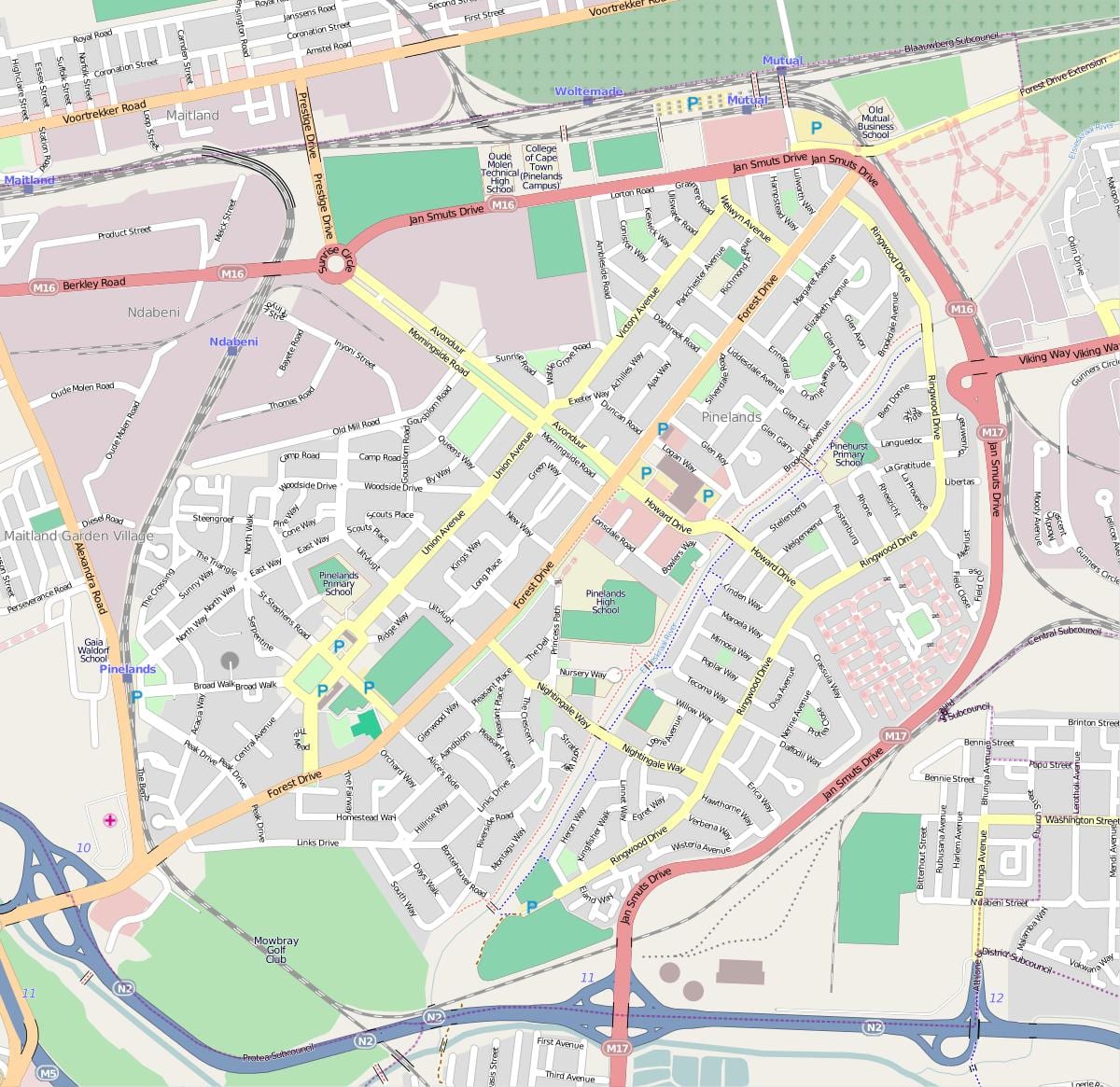 зураг pinelands кейптаун