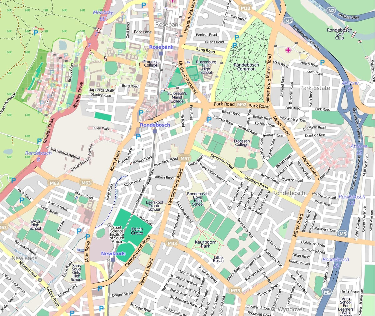 зураг rondebosch кейптаун