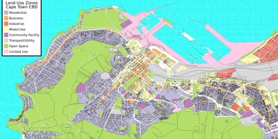 Кбр кейптаун газрын зураг